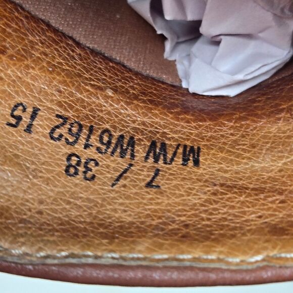 BORN Women's Brown Leather Heeled Clogs Size 7 | 38 EU - Picture 12 of 12